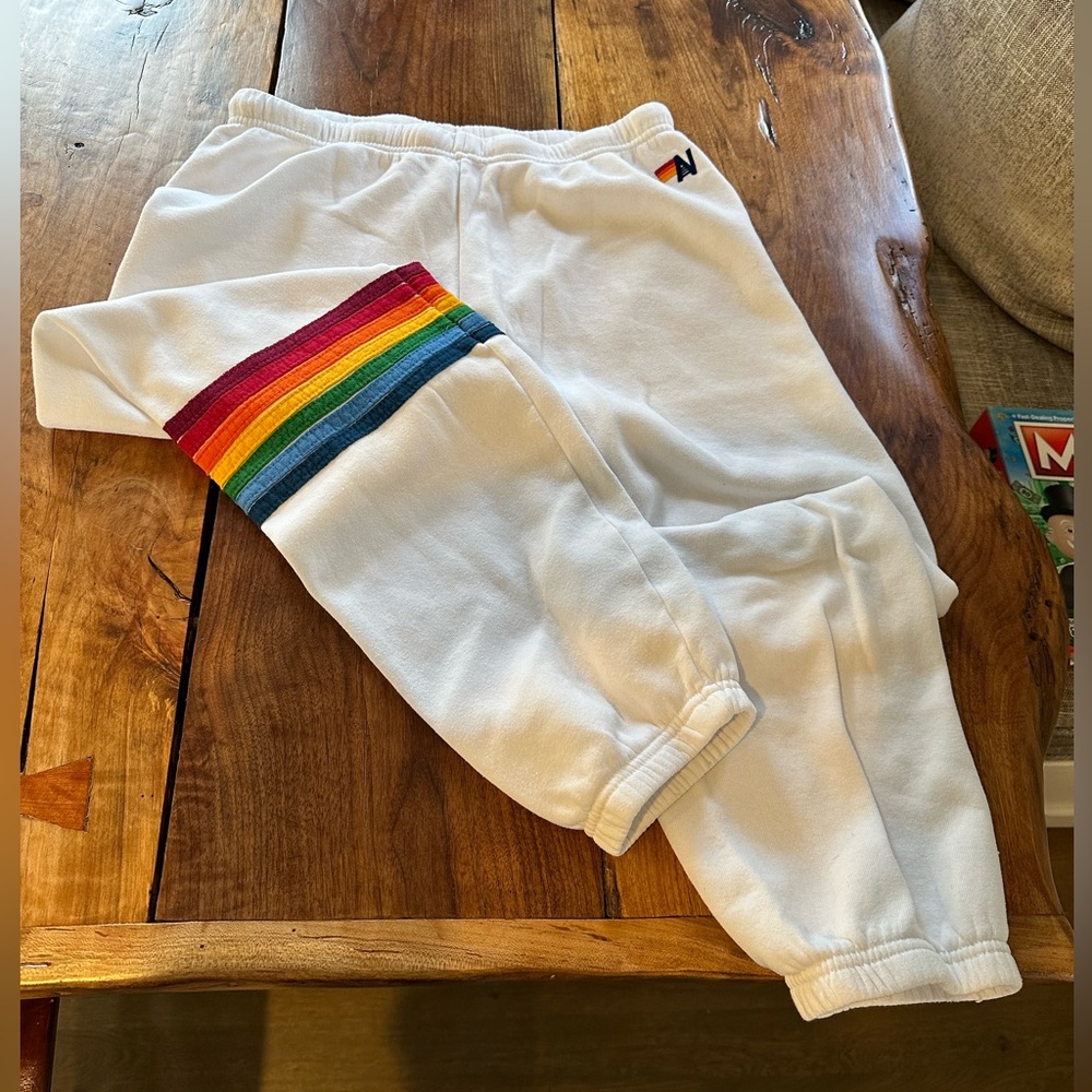 Aviator Nation Women’s White Sweatpants XL